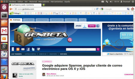Ubuntu WebApps trae al escritorio las aplicaciones web