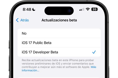 iOS 17 5 ベータ版