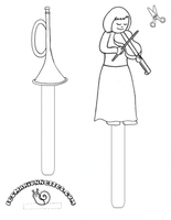 Marionetas para imprimir y colorear