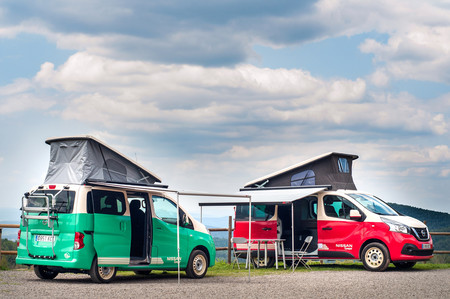 Nissan ya vende sus NV200 y NV300 en versión camper, cargadas de comodidades para la aventura