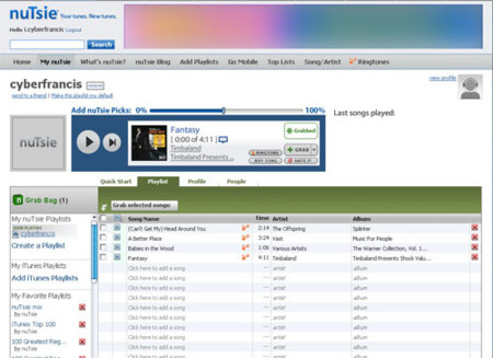 nuTsie, tu música favorita desde cualquier lugar