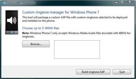 ChevronWP7 te permite poner tonos de llamada en Windows Phone 7