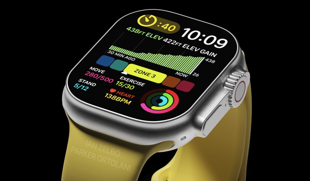 Este renderizado del Apple Watch Pro aparece a 24 horas del evento de Apple y tiene mucho sentido 