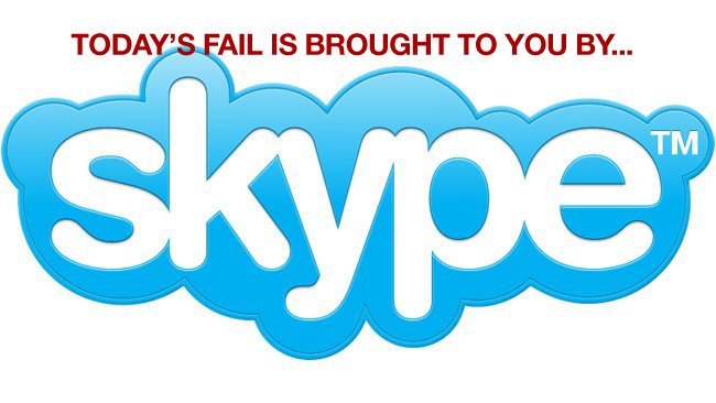 skype fail