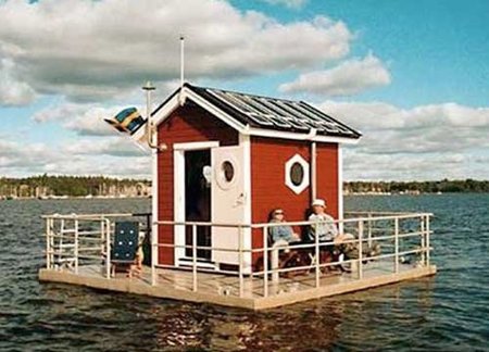 Un hotel para dormir junto a los peces