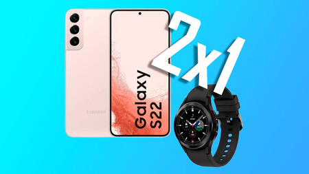 Al rico 2x1 en Samsung: compras un Galaxy S22 y te llevas un Galaxy Watch4 por tu muñeca bonita