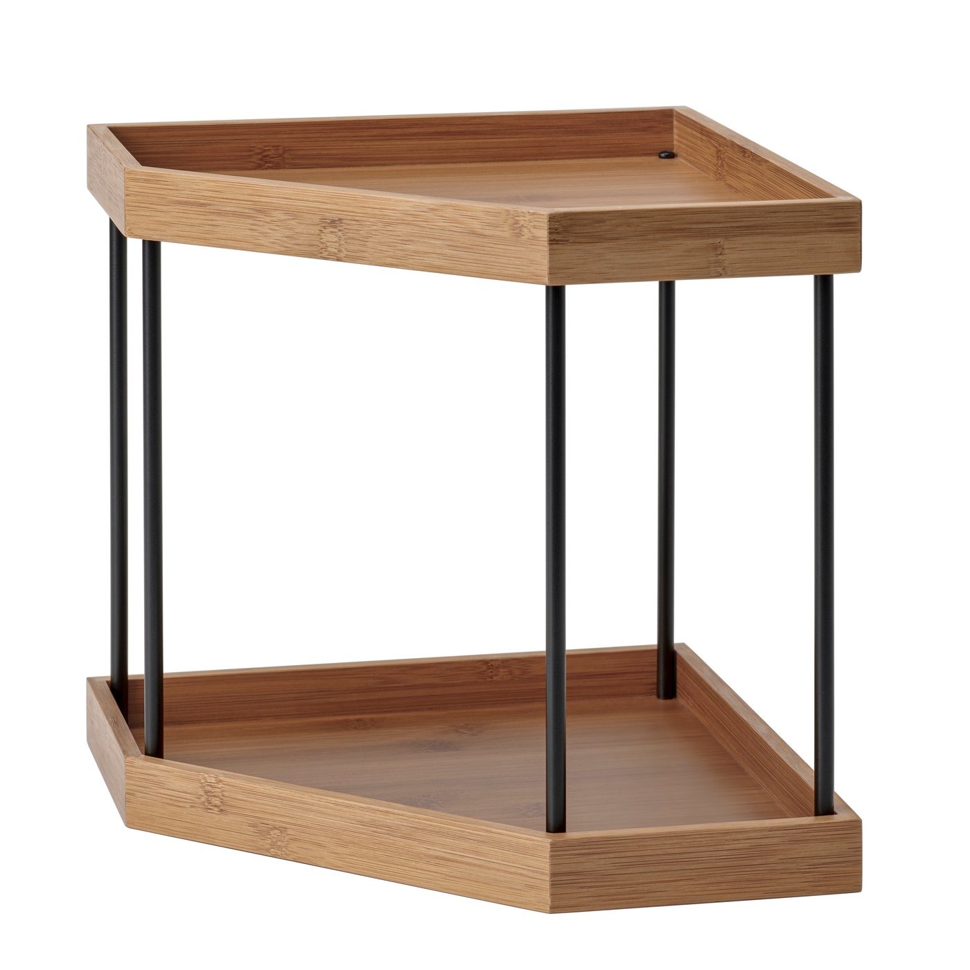 NÅLBLECKA
Estante de esquina, metal/bambú para encimera de cocina