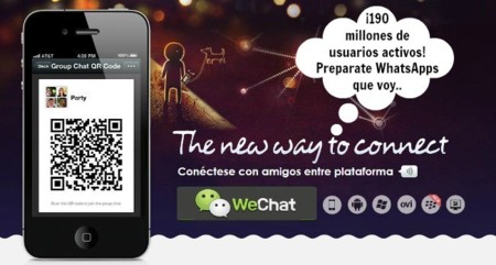 WeChat llega a los 190 millones de usuarios activos, ¿quién dijo miedo a WhatsApp?