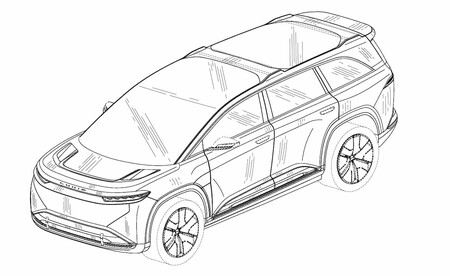 El Lucid Gravity se escapa del registro de patentes: el SUV que quiere machacar al Tesla Model X sale de la penumbra