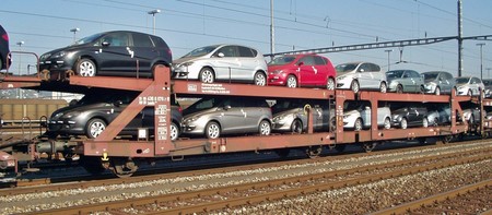 Transporte Coches Tren