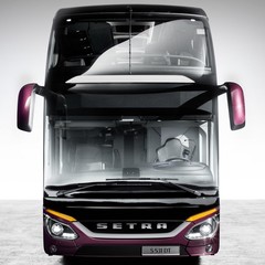 Setra Double-Decker S 531 DT: casi tan aerodinámico como un Ford Focus RS