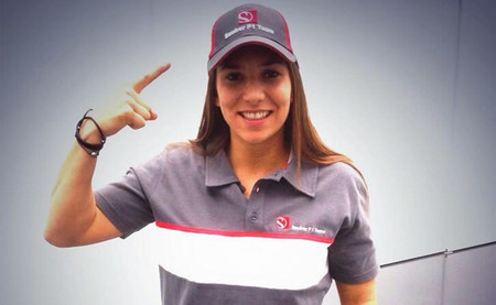 Simona de Silvestro, con Sauber en 2014