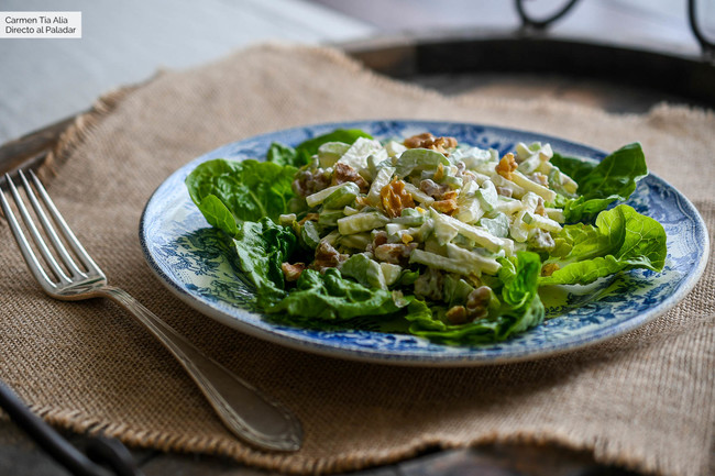 Cómo hacer ensalada Waldorf, receta del entrante más ligero para Navidad (con vídeo receta)-image