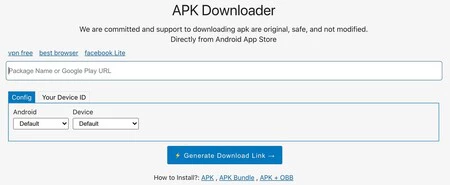 APK ダウンローダー