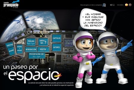 El libro Un Paseo por el Espacio es un ejemplo del esfuerzo divulgativo de la industria espacial española