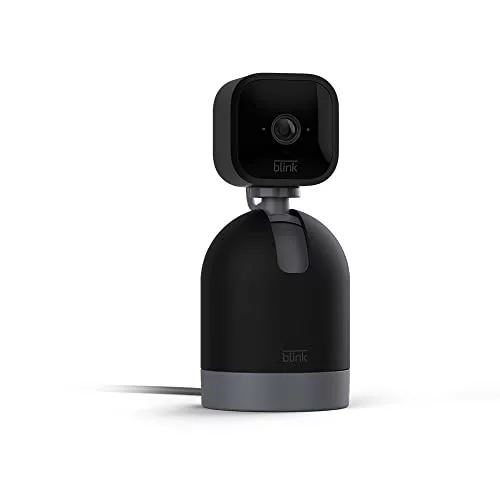 Blink Mini Pan-Tilt Cámara | Cámara de seguridad inteligente orientable, interior