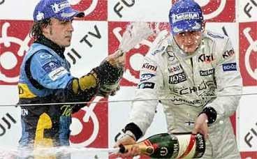 Alonso y Raikkonen