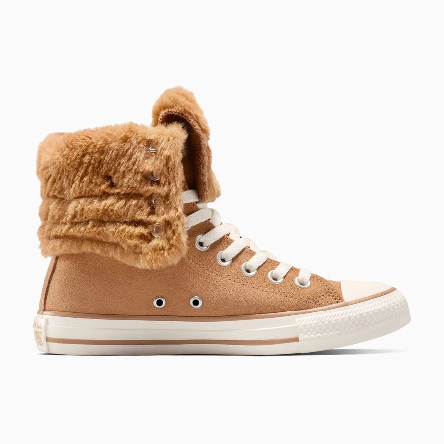 Chuck Taylor All Star Fold Over XHi Faux Fur
