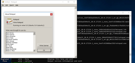 Logran ejecutar Wine en Windows 10 gracias al subsistema Linux porque, ¿por qué no?