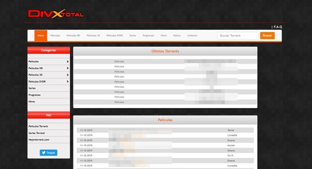 8 meses después de la Operación Cascada, DivxTotaL sigue vivo: varias webs continúan difundiendo contenido con la misma marca