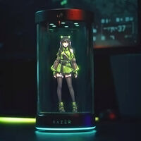 Lo nuevo de Razer es una waifu en holograma que le dará consejos a los jugadores profesionales 