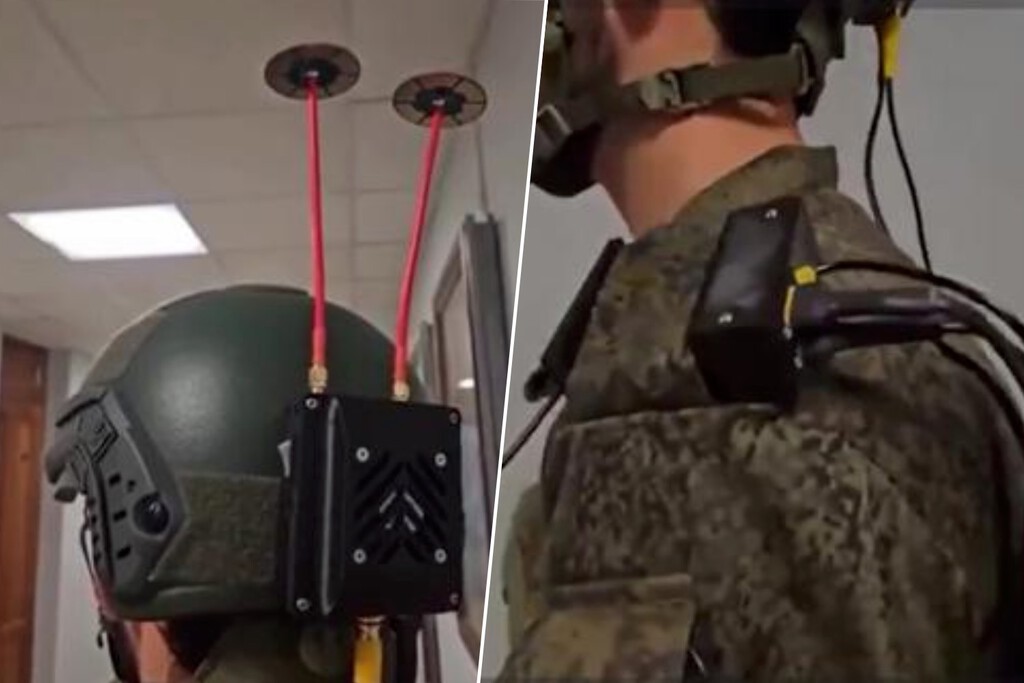 La última táctica rusa no son drones kamikaze. Sus soldados llevan un casco con antenas que está sorprendiendo a Ucrania
