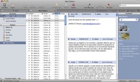 PostBox beta, un primer vistazo a la aplicación de correo alternativa para Mac OS X