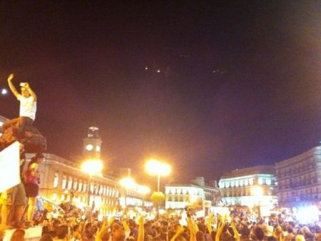 La indignación se dirige al Ministerio del Interior (la fiesta es en Sol)