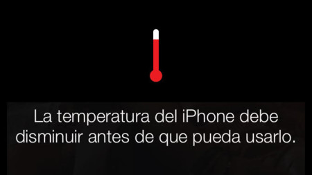 Así es el aviso de sobrecalentamiento de iOS 7