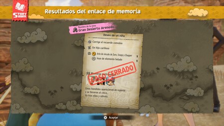 One Piece Odyssey recuerdo combulso