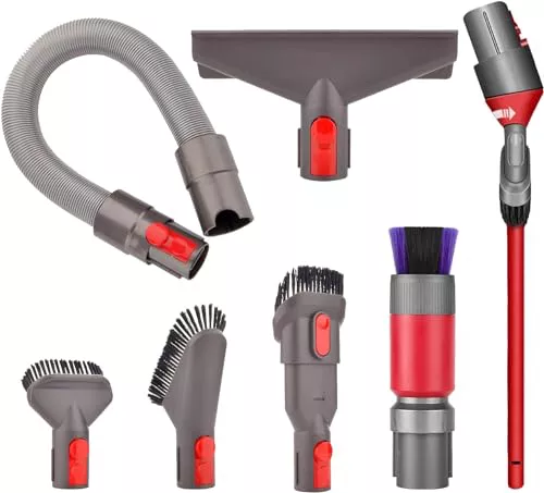 LOVECO Juego de accesorios compatible con Dyson V15 V12 V11 V10 V7 V8 Absolute Detect Cepillo Herramienta