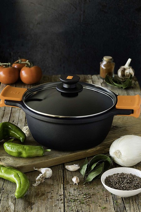 4 ofertas flash para nuestra cocina disponibles en Amazon: batería de cuatro piezas Bra, heladera Duronic y freidora Tidylife
