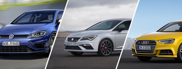 Audi S3 vs. SEAT León CUPRA vs. Volkswagen Golf R, las diferencias entre los primos de la casa alemana