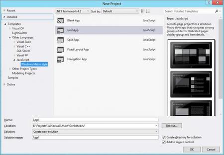 Programar aplicaciones Metro en Windows 8: "Hola Mundo"
