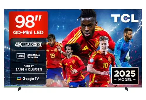 TCL 98Q7C Televisor 98 Pulgadas QD-Mini LED 4K Smart TV, 3000 nits HDR Premium