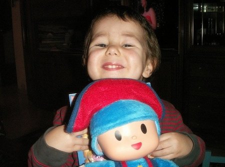 La foto de tu bebé: Guillem feliz con Pocoyó
