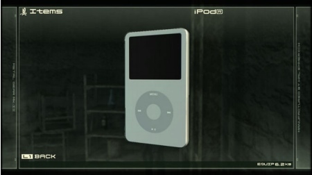 Snake utiliza un iPod en el nuevo Metal Gear Solid
