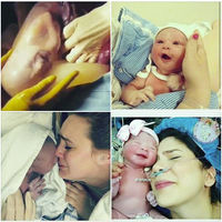 El increíble vídeo del nacimiento por cesárea de un bebé dentro de su saco amniótico