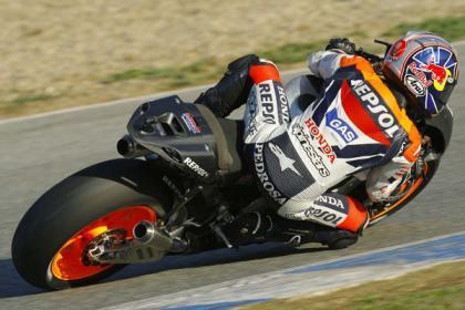 Las Honda de Pedrosa y Hayden vuelan en Jerez