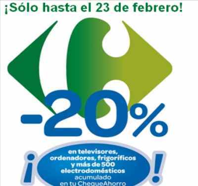Carrefour, -20% en gran variedad de artículos
