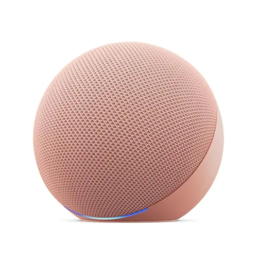 Amazon Echo Dot (Geração mais recente), Smart speaker compacto com som espetacular e casa inteligente, o Melhor Echo Dot, Ideal para quartos, home office, Desenvolvido para Alexa+, Cor Rosa coral
