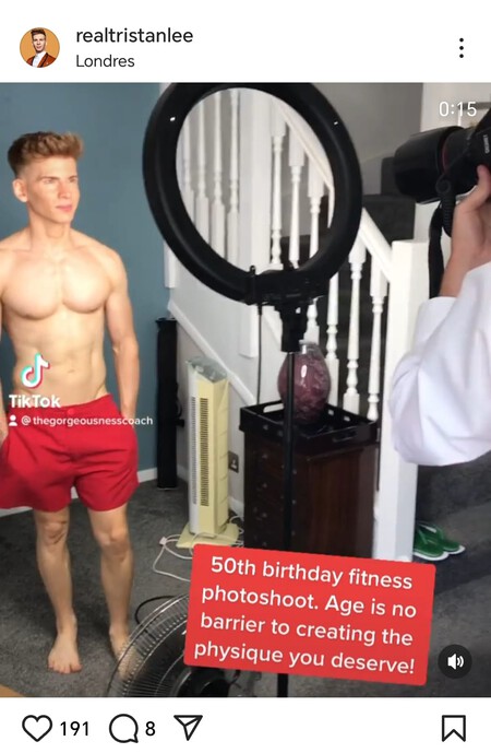 Hombre que no envejece