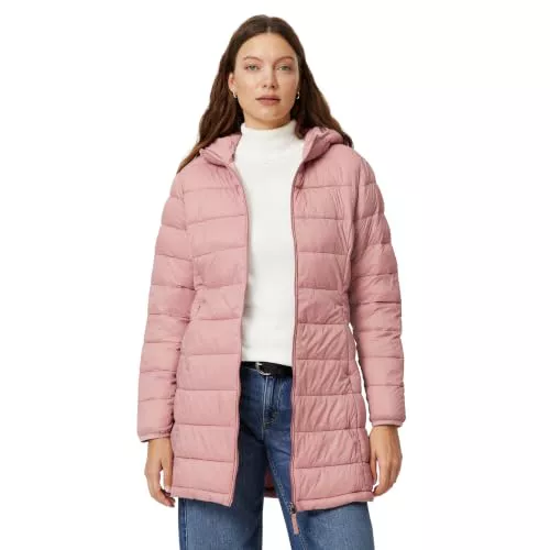 Amazon Essentials Abrigo Acolchado Mujer con Capucha, Plegable