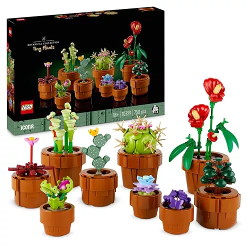 LEGO Botanical Plantas Diminutas con 9 Flores Artificiales
