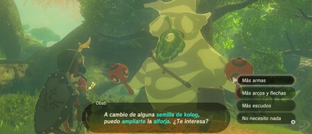 Mejorar Inventario Botw