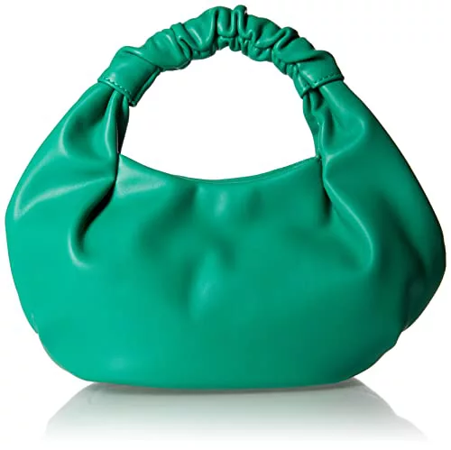 The Drop Addison Bolso Suave con Volumen y Asa de Mano para Mujer, Verde ultramarino., Talla única