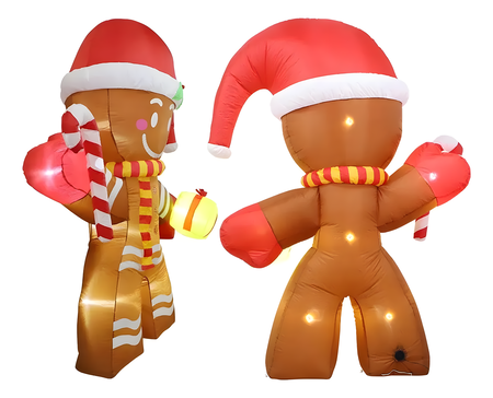 Inflable De Navidad Galleta Jengibre Gigante 2 4m Upscayl 3x Upscayl Standard 4x