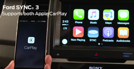 Ford empezará a soportar el sistema Apple CarPlay en todos sus coches modelo 2017