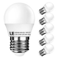 Pack de 5 bombillas LED 5.5W (40W) E27 por 16,99 euros