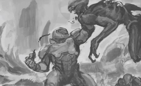 Así se dibujó la espectacular portada alternativa de Doom